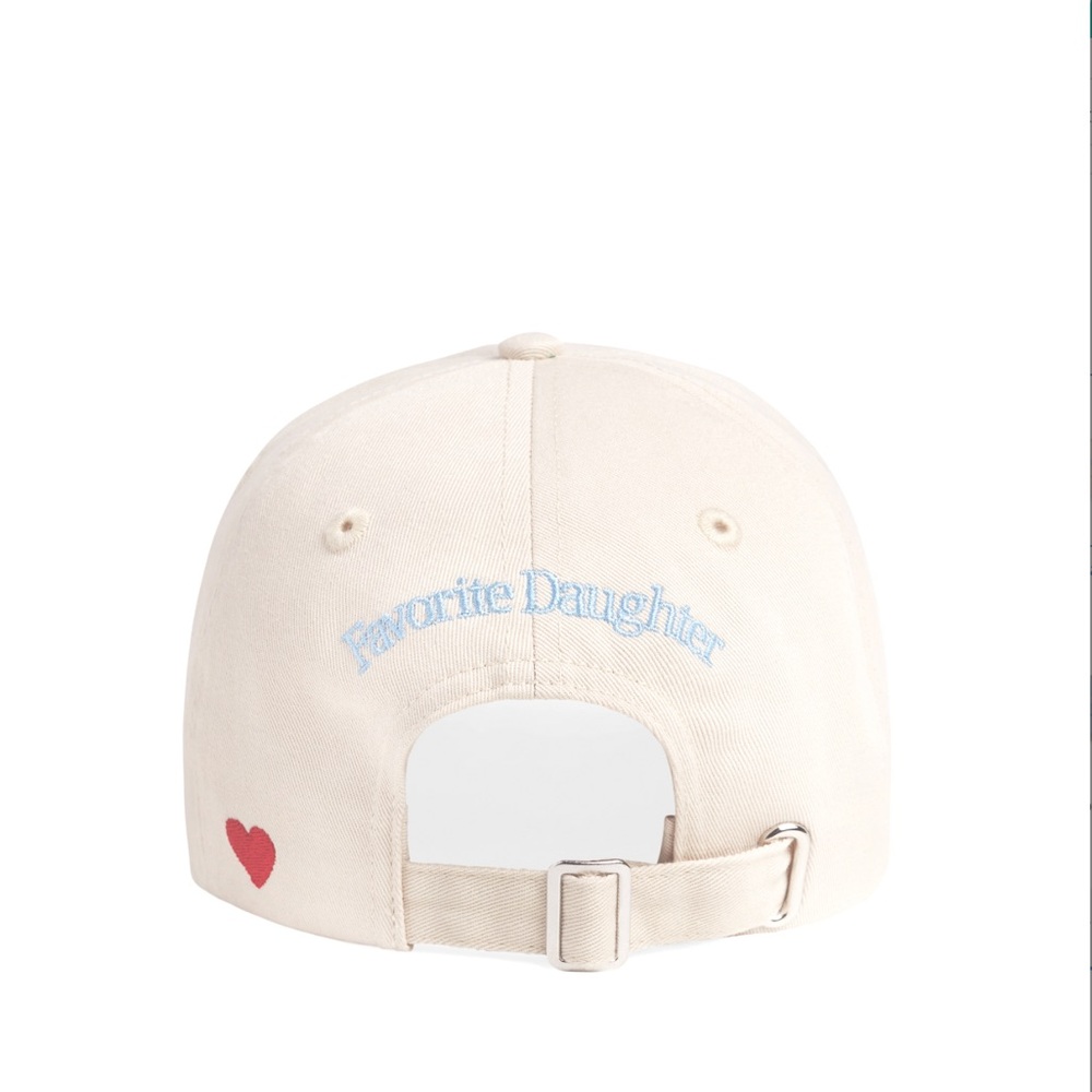 Favorite Daughter Cream Baseball Cap with Light Blue 'BRIDESMAID' Embroidery - Picture 2 of 2